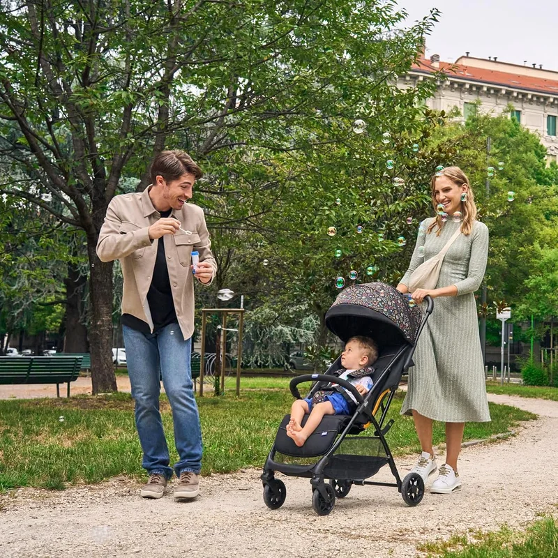 شيكو Chicco Glee Stroller 0m-4y, Playful Black